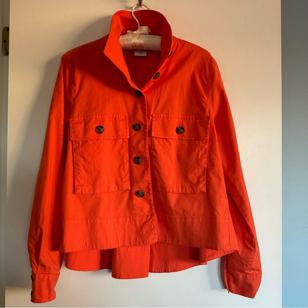 Cabi Womens Resort Jacket Tiger Lilly Orange Sz. M